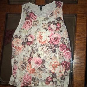 Forever 21 floral tank